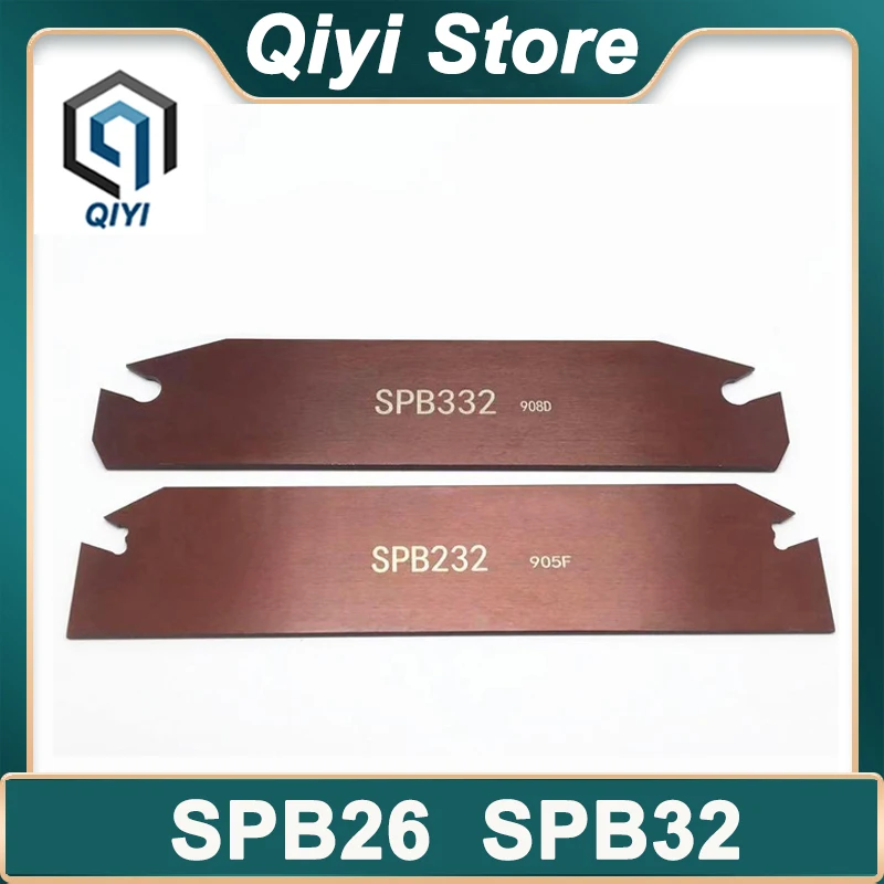 

SPB226 SPB326 SPB232 SPB26-2 SPB26-3 SPB32-2 Grooving blades Cut-Off Cutter Holder Lathe Turning Tools CNC For SP200 SP300 SP400
