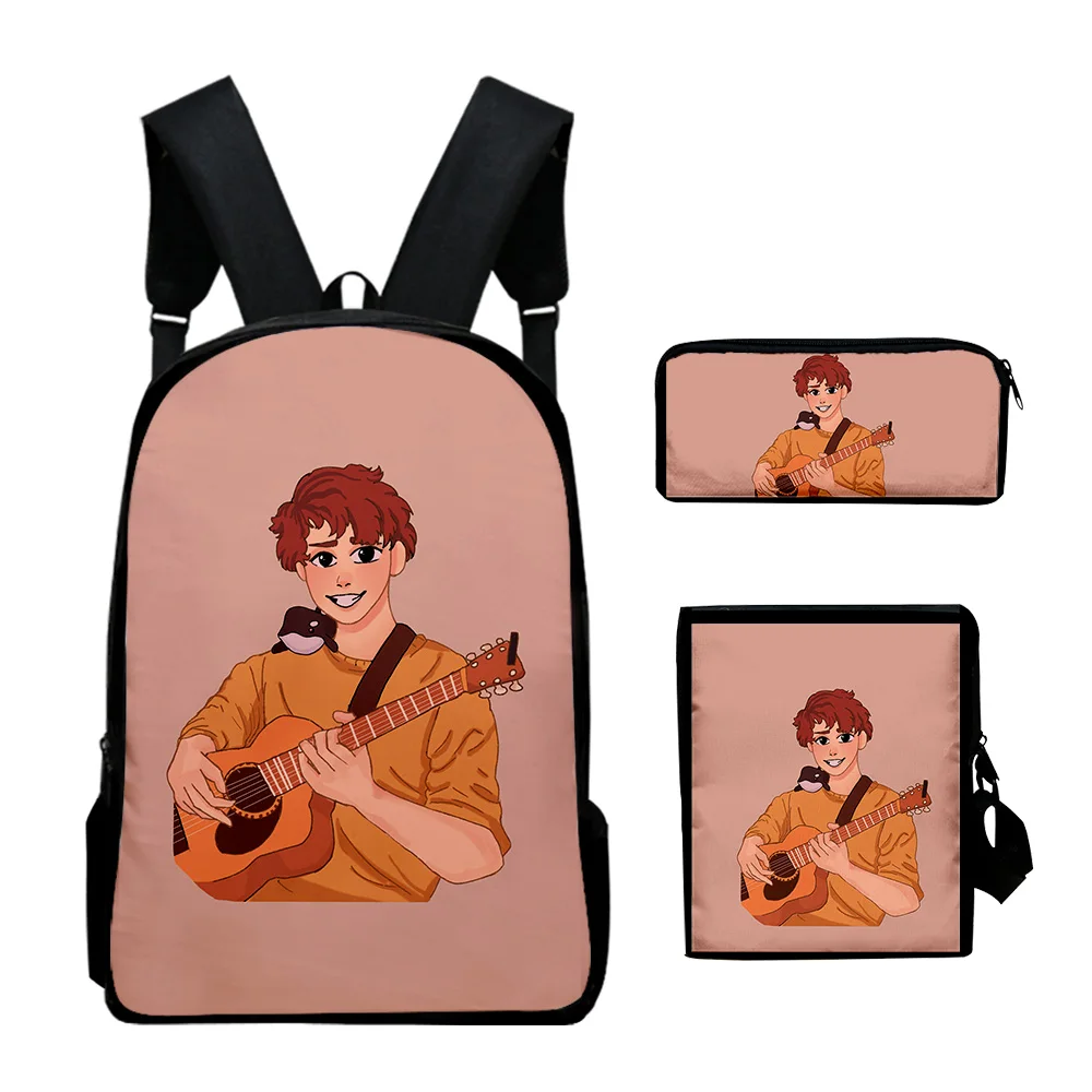 

Popular Youthful Wilbur soot 3D Print 3pcs/Set Student Travel bags Laptop Daypack Backpack Shoulder Bag Pencil Case