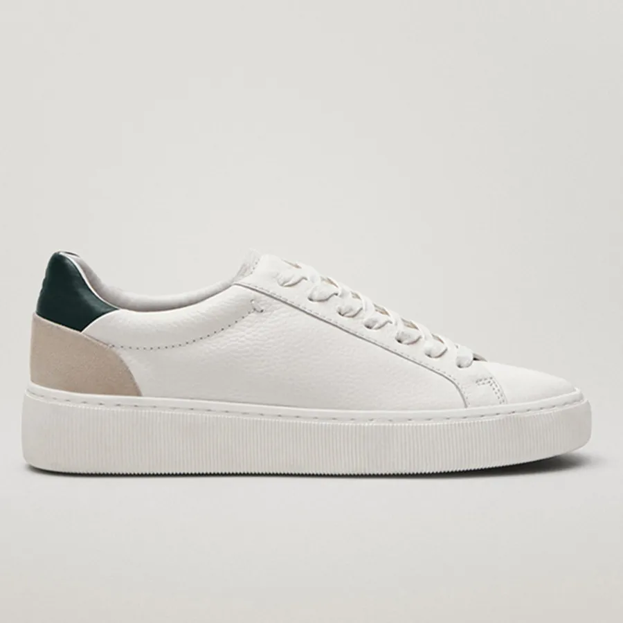 Jenny&Dave Sneakers Women England Style Patchwork Color contrast Genuine Leather Vulcanized Shoes Women  Sneakers Women Shoes