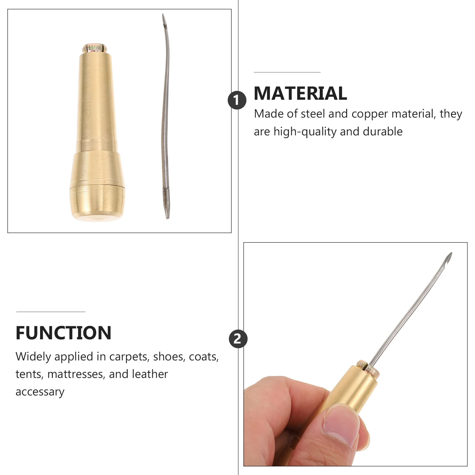 2 шт. инструменты для воблера шила ремонта обуви принадлежности шитья рукоделия