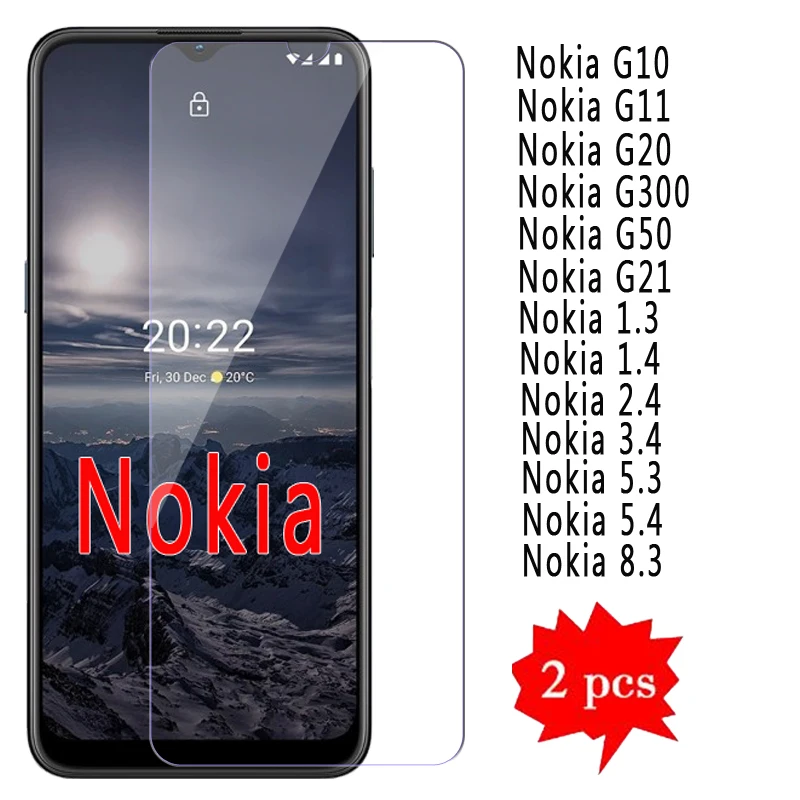 

2-1Pc Glass For Nokia G21 G11 G10 G20 G300 G50 8.3 5.4 5.3 3.4 2.4 1.4 1.3 Cover Screen Film On Nokia G 21 11 20 10 50 300 Glass