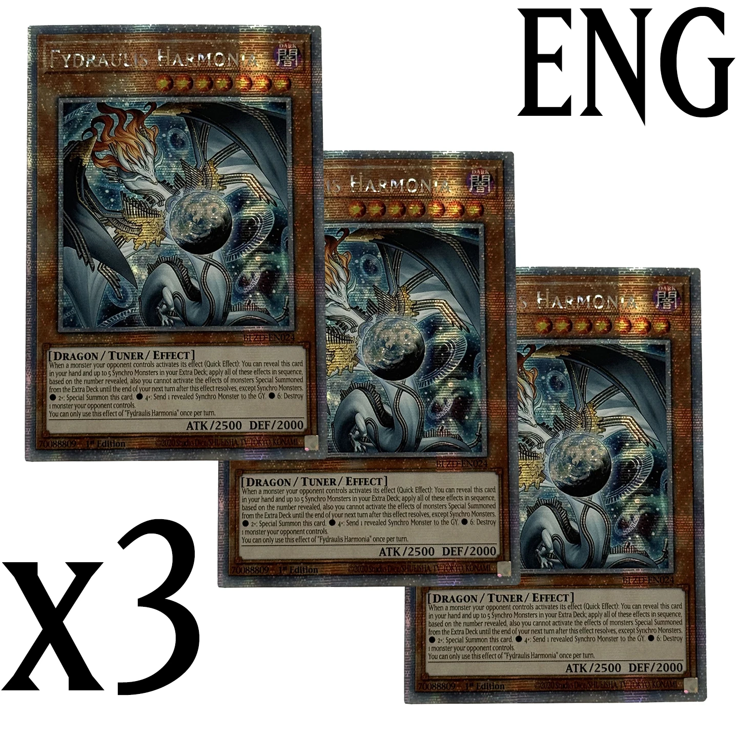 Фото Ю-Ги-О! Коллекционные DIY-карты-прокси Fydraulis Harmonia Solemn Accusation Spark Collection Card Toys TCG Gift Ygo (Неоригинальные) №5