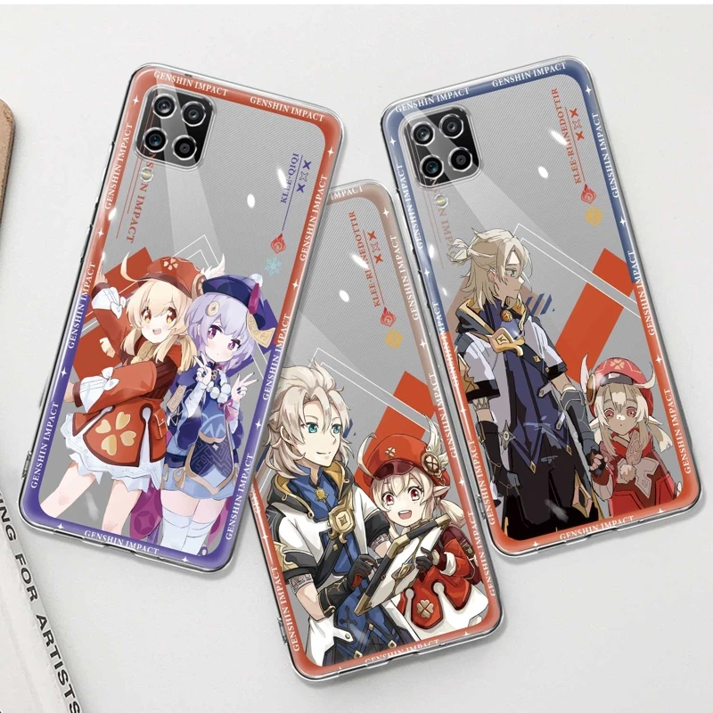 

Genshin Impact Klee Game Phone Case For Samsung Galaxy A02 A03 Core A01 A02s 04s A03s A04 A04e A20s A20e A50s A30 A40 A10 A50s