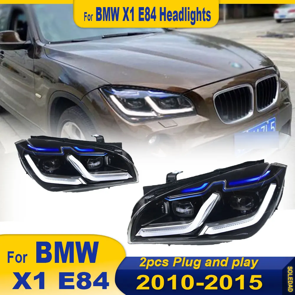 Автомобильные фары для BMW X1 E84 2010 2011 2012 2013 2014 2015 светодиодные лампы дневные ходовые