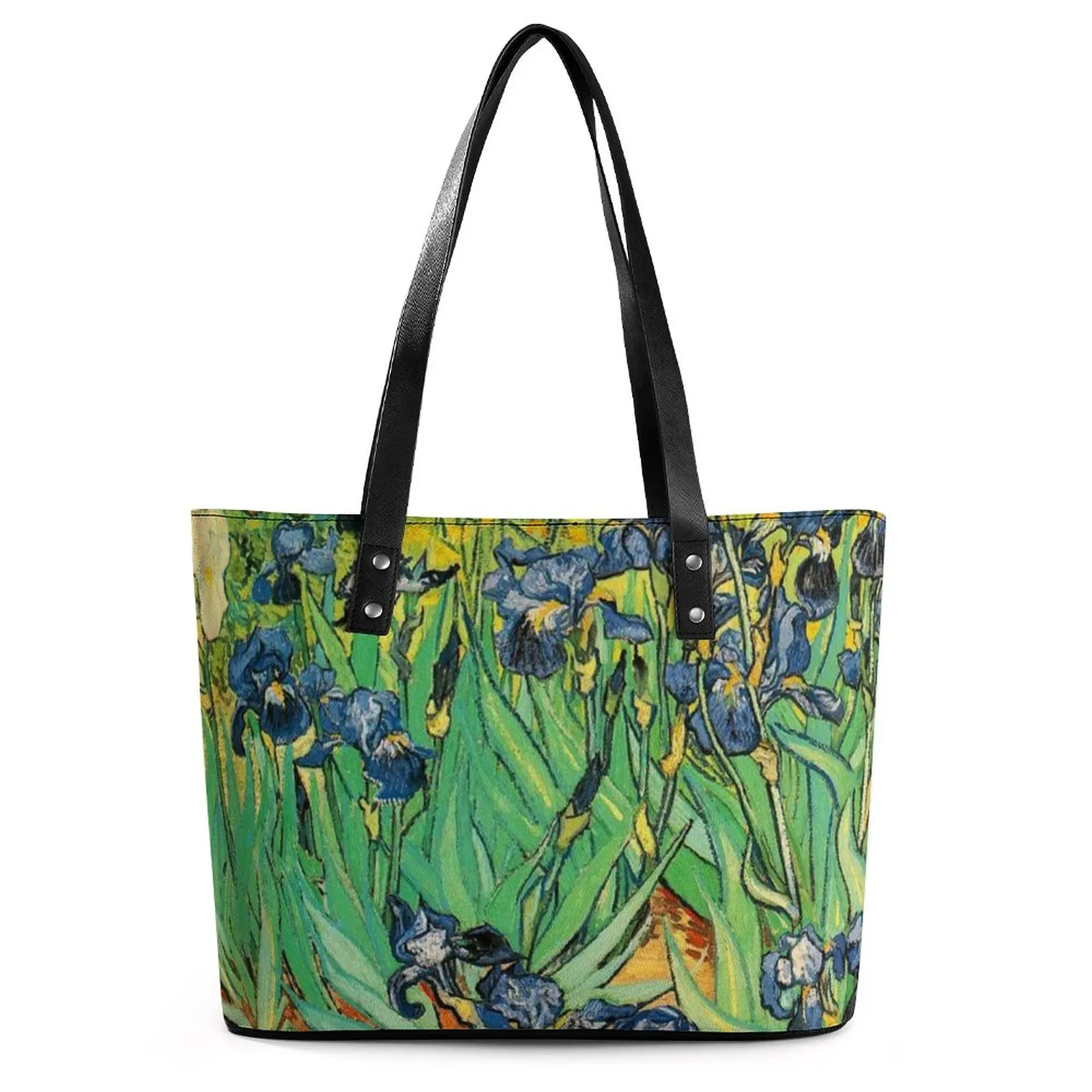 

Сумки с ирисами Винсента Ван Гога, модная сумка через плечо, дорожная сумка из искусственной кожи, сумка-тоут, Дамский ремень, графический дизайн, ручные сумки