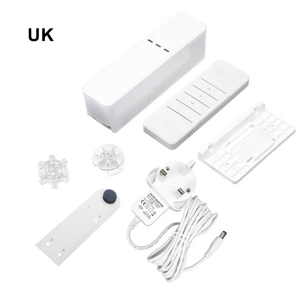 

Curtain Motor Phone APP Remote Control Blind Motor Voice Control WiFi Smart Curtain Driver, US Plug