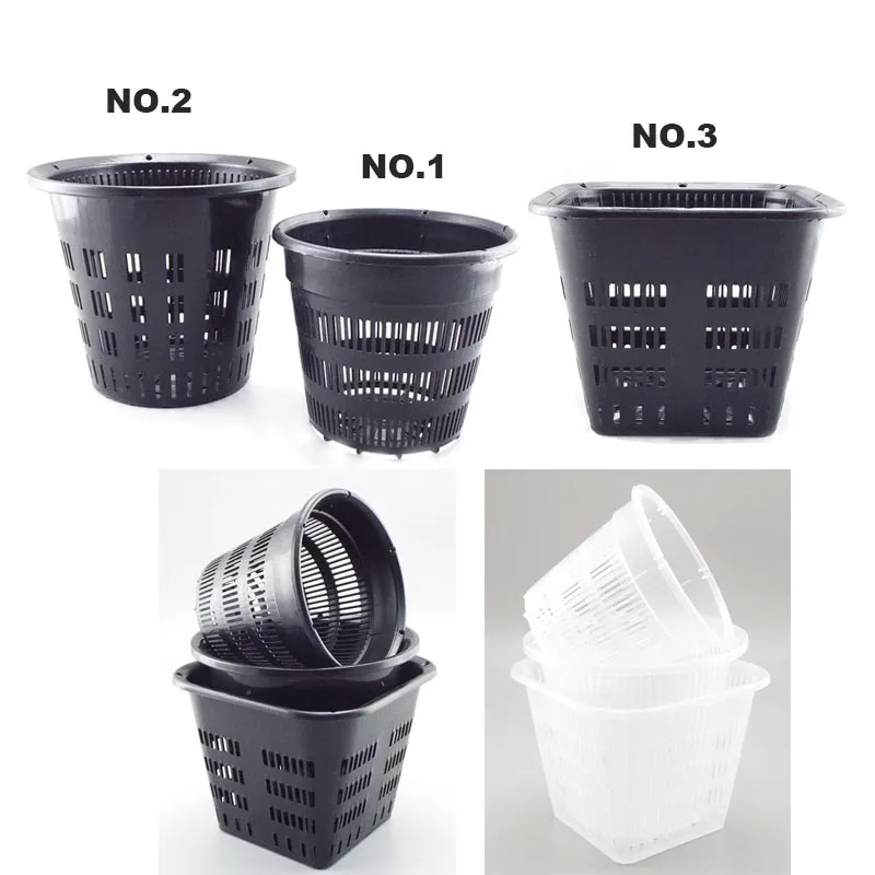 

Mesh Pot Net Cup Basket Gardening Orchid Flowers Planting Nursery Pots Breathable Hydroponic Vegetable Plant Grow Garden Tools