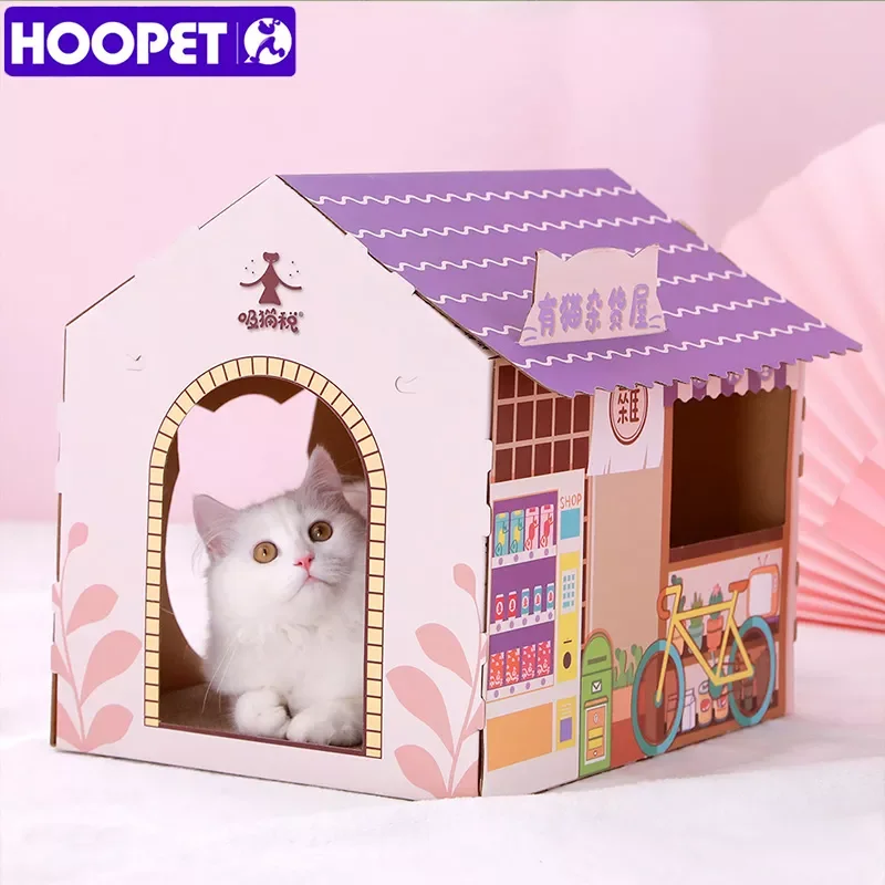

NEW2023 Cat House Cat Stratching Post Cat bed Toy Cat Scratcher Cardboard Scraper for Cats Katten Scratch Board
