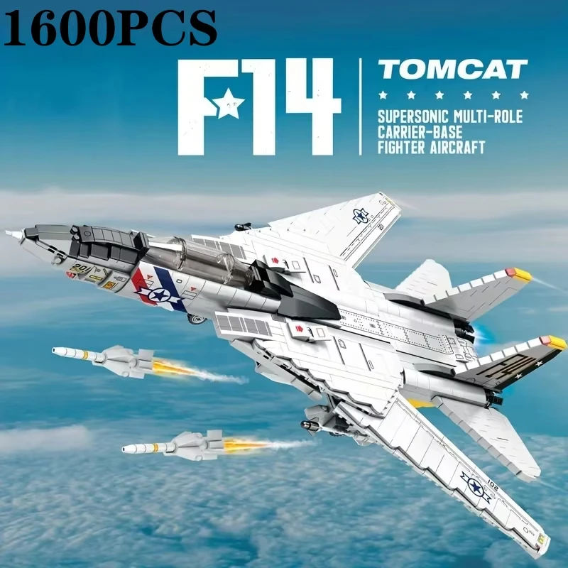 Конструктор Военный Tomcat F14 1600 деталей