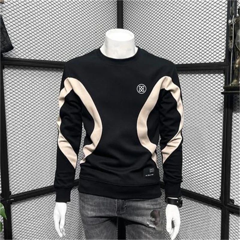 2022 High Quality Men's Golf Clothing Men Long Sleeve Golf T-Shirt Breathable Men Sports Golf Shirt Malbon Golf Wear