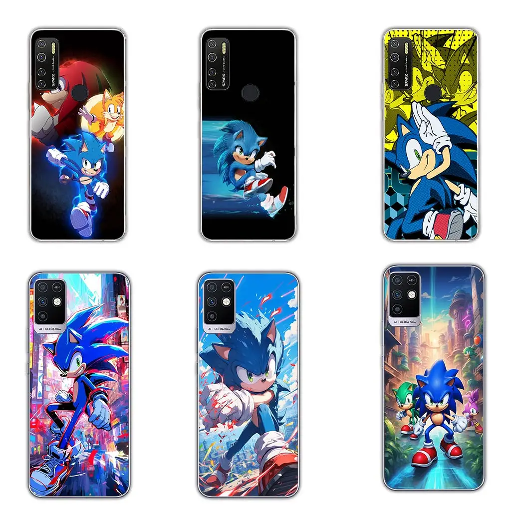 S-Sonics-Poster Hedgehog Phone Cover Casing for Motorola Moto E22 E40 E30 G200 G13 G14 G54 G84 G85 G04 G24 One Fusion Case