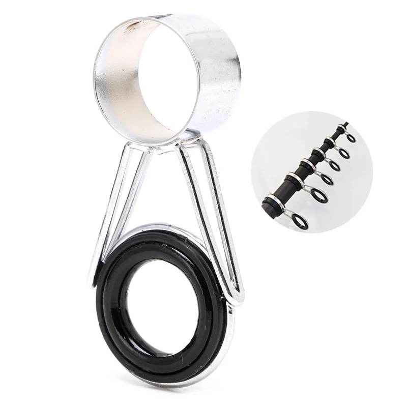 Y1UB 7 шт. телескопические направляющие для удочки набор верхних колец аксессуары