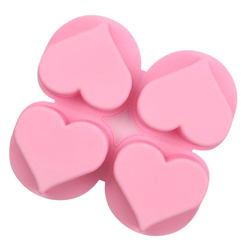

Силиконовая форма для мыла в форме сердца на День святого Валентина, 4 вида