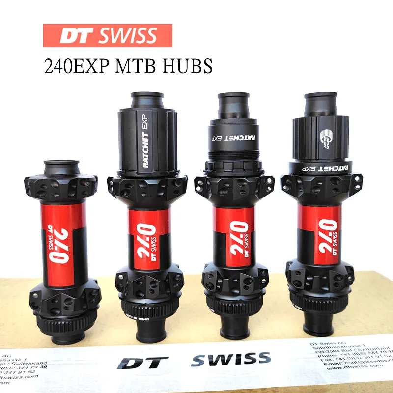 

DT Swiss 240 EXP Mountain Bike Straight Pull Hubs 28H Center Lock Disc100 142 110 148 MTB Hub BOOST HG/XD/MS 12S