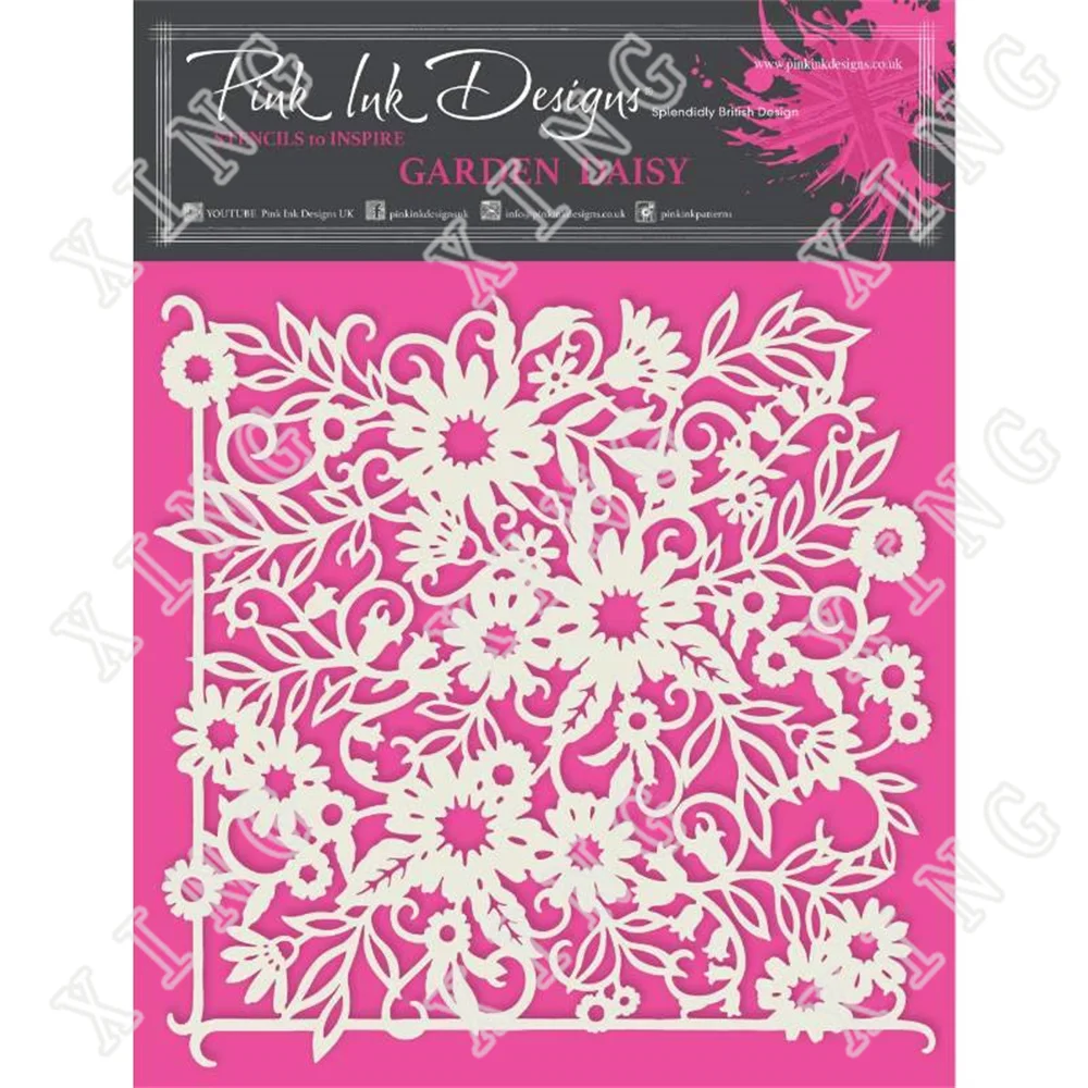 

Garden Daisy New Diy Embossing Paper Card Template Craft Layering Stencils for Walls Painting Scrapbooking Stamp Album Decor