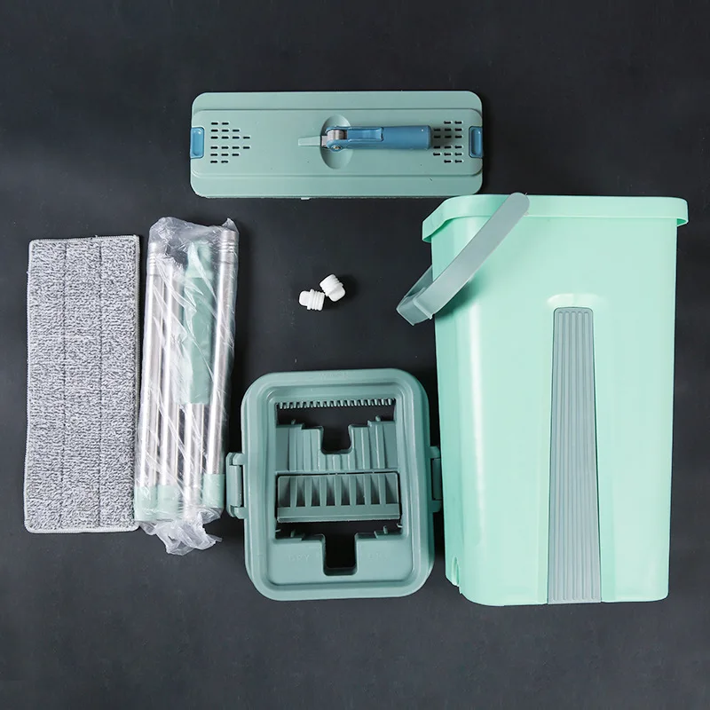 Плоская швабра с отжимом без рук