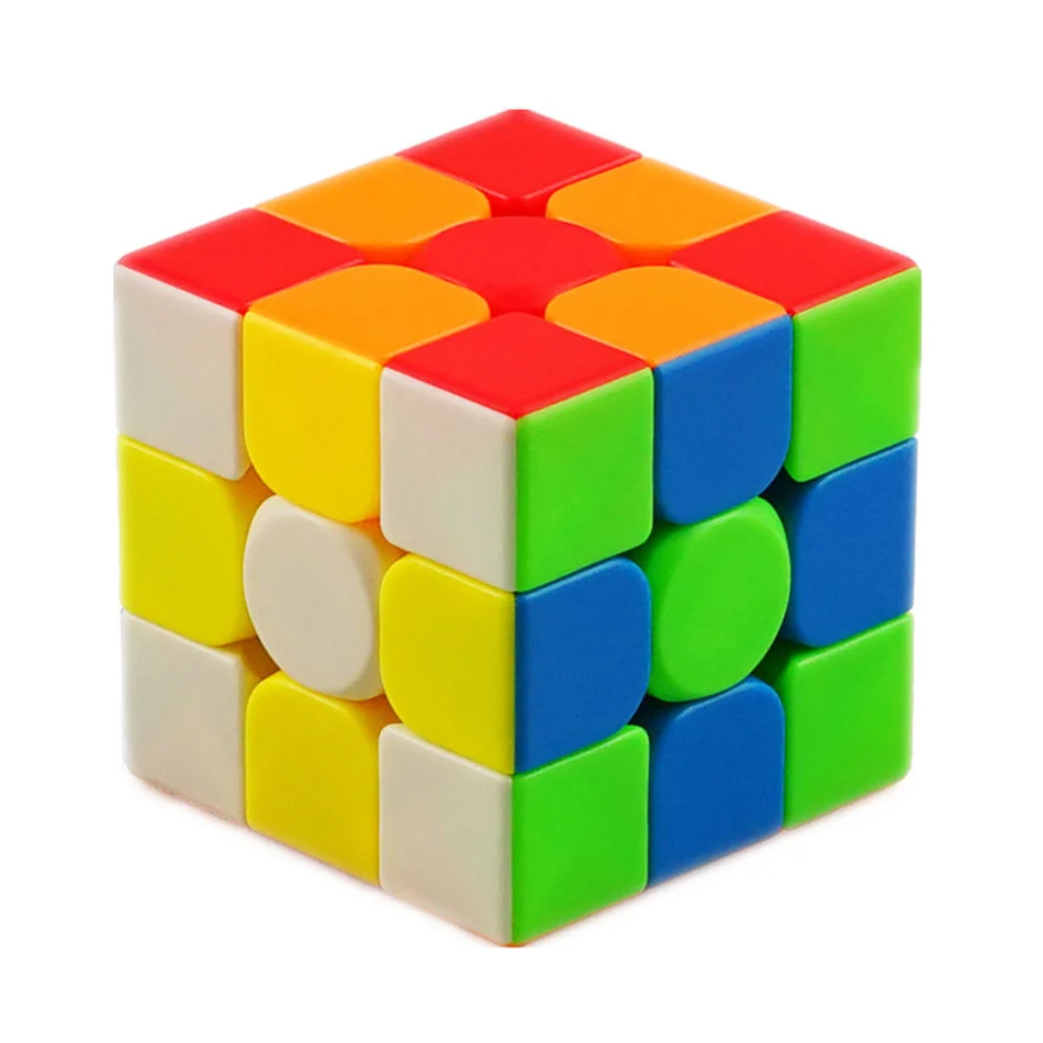 Moyu Cubing школьный скоростной куб Meilong 3/3C 3x3 волшебный без наклеек 3-слойный