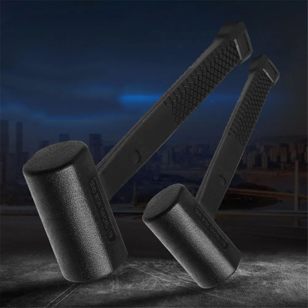 

Shockproof Hammer Rubber Wear-resistant Anti-skid Hammer Round Head No Rebound Shock-absorbing Hammer Practical Hand Tools
