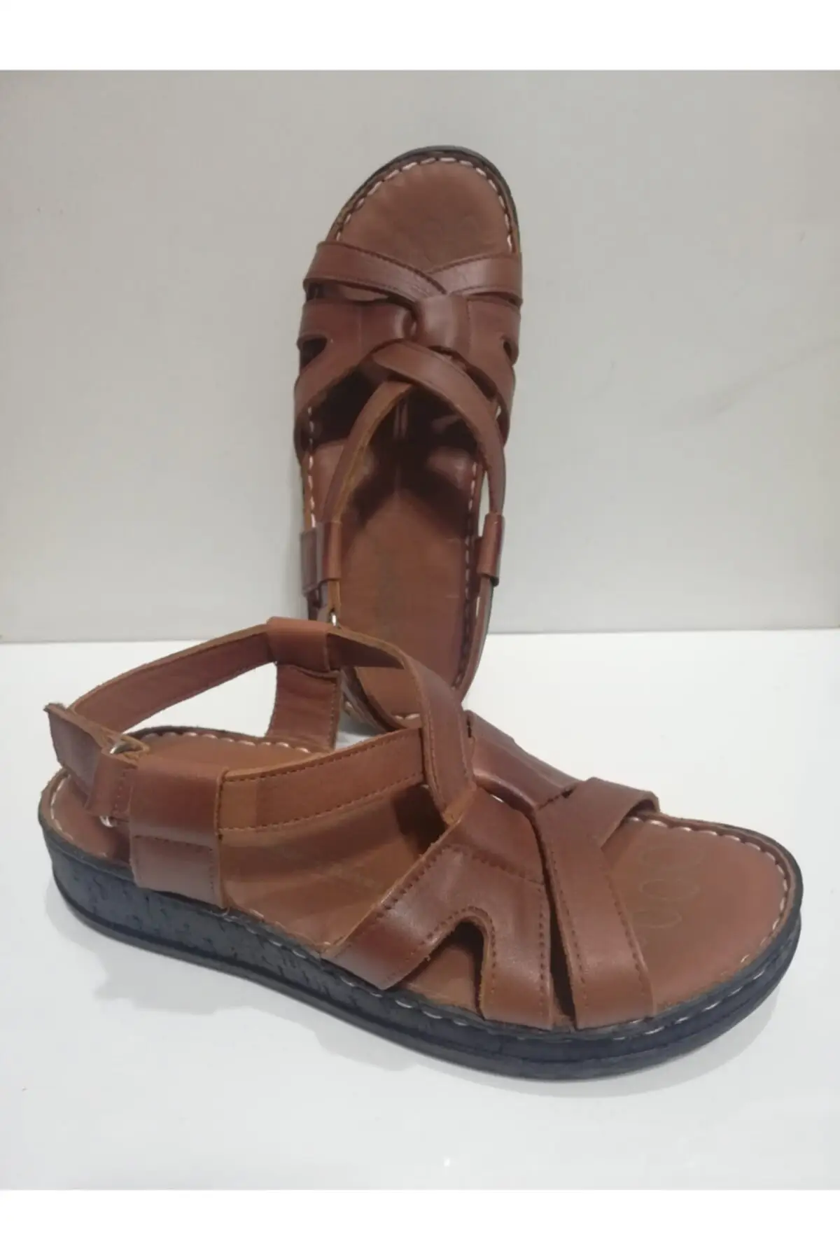 

Women's Genuine Leather Sandals Fashion New Summer Comfort Breathable Casual Quality Ladies Style Light Slipper Sandals