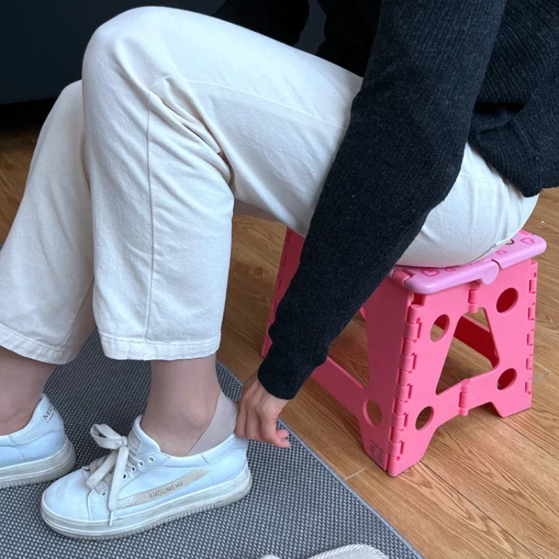 Табурет для спальни детский нескользящий портативный офисный компактный