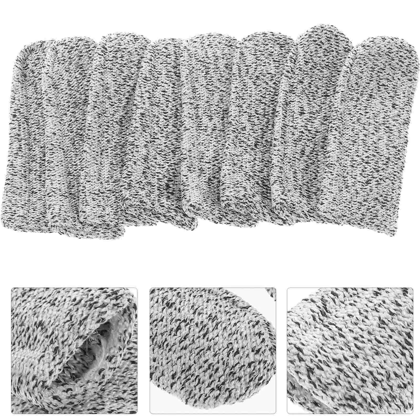 

10Pcs Cut Finger Covers Cut Resistant Finger Covers Thumb Sleeves Finger Cots Finger Guards Thumb Guards