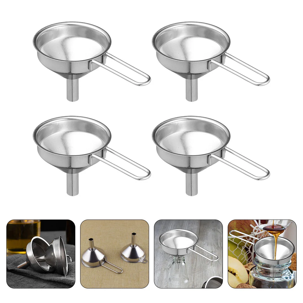 

Funnel Funnels Wide Mouth Canning Kitchen Metal Steel Stainless Transferringfood Oil Liquid Bottles Hopper Cookingfilling Flask