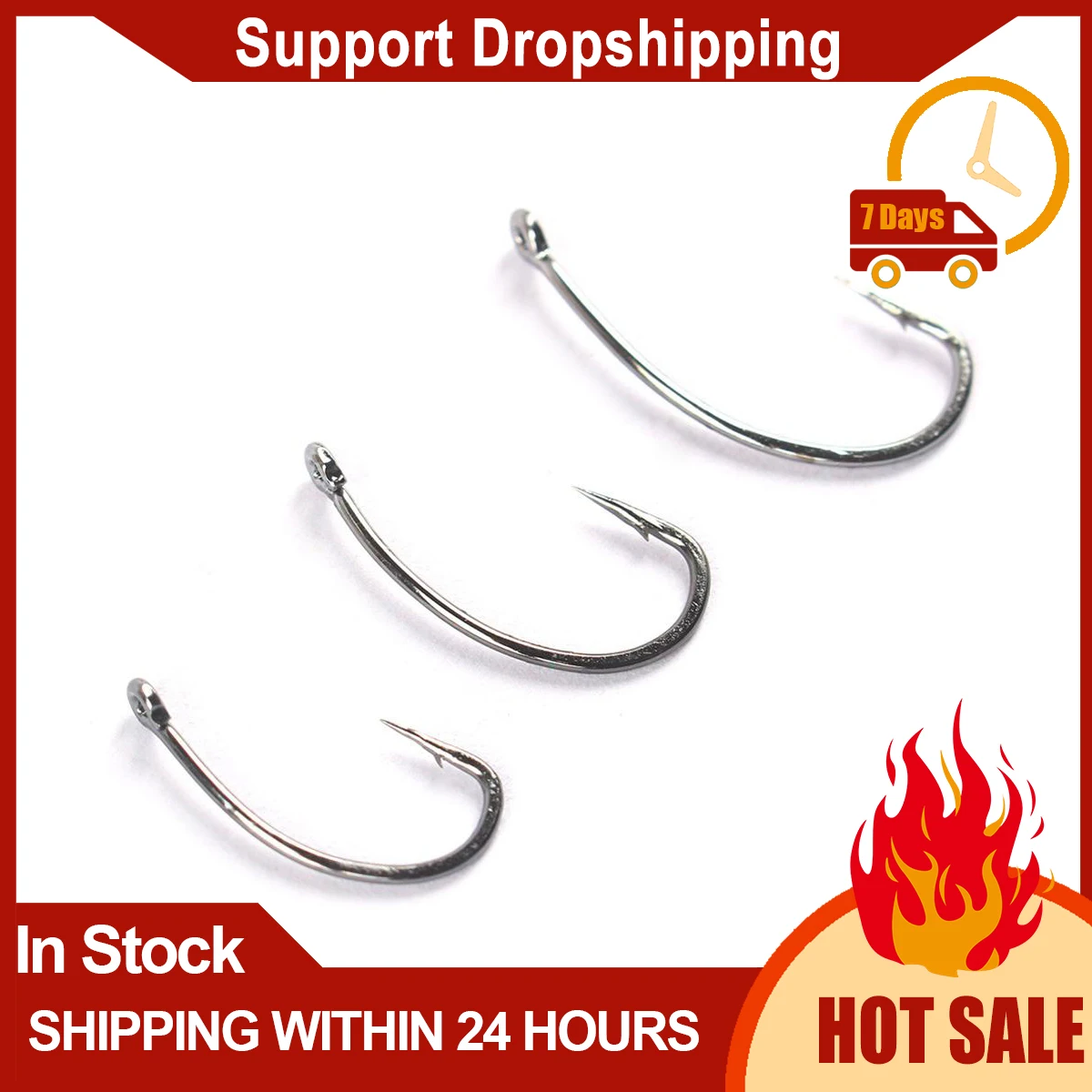 

20PCS High Carbon Steel European Pool Fishing Bulk Ring Crank Hook Barbed Carbon High Steel Carp Hook Fishing Hook Fishing Tackl