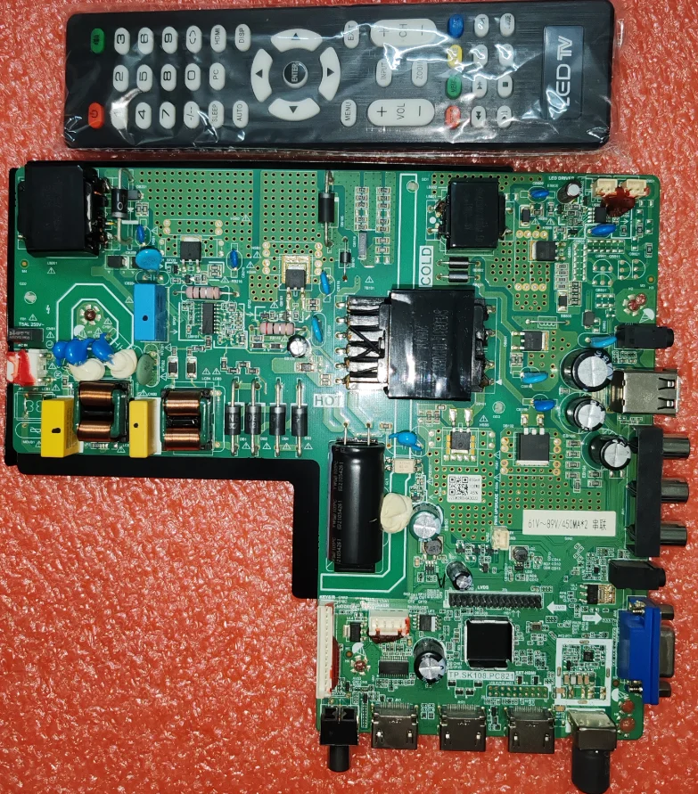Фото TP.SK108.PC821 Материнская плата для LED-телевизора 3-в-1, 108 Вт, 450 мА, 120-180 В №2
