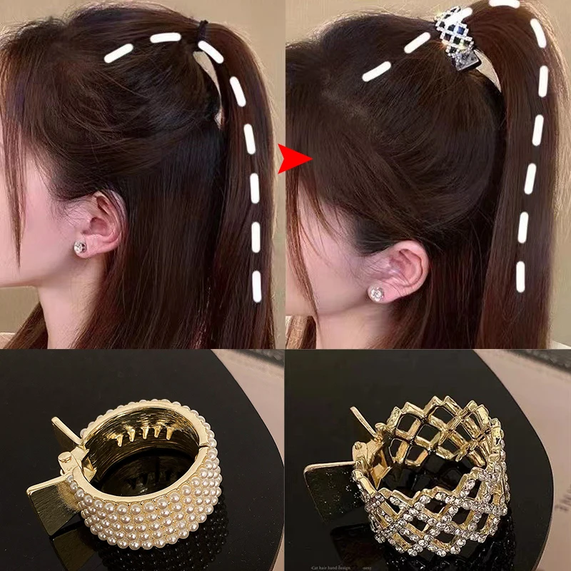 

Модные женские заколки-крабы для волос