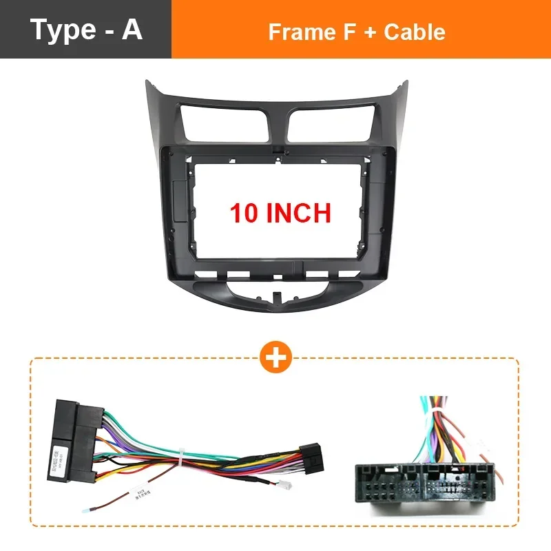 

9-дюймовый автомобильный радиоприемник для HYUNDAI I-25/Accent/Solaris/Verna Dodge Attitude, видео-аудиоплеер, комплект для установки на раму приборной панели