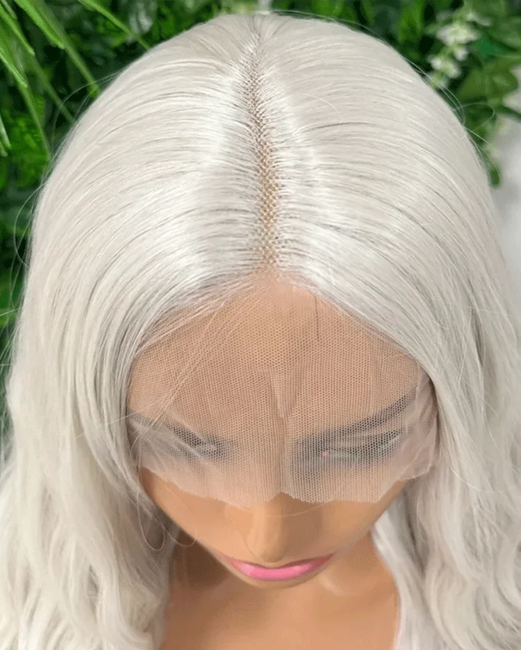 30-дюймовые длинные вьющиеся парики Белые волнистые Белый длинный парик Женские