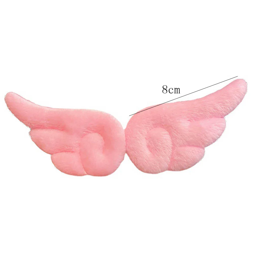 1 пара новые милые заколки для волос с крыльями ангела Мультяшные плюшевые