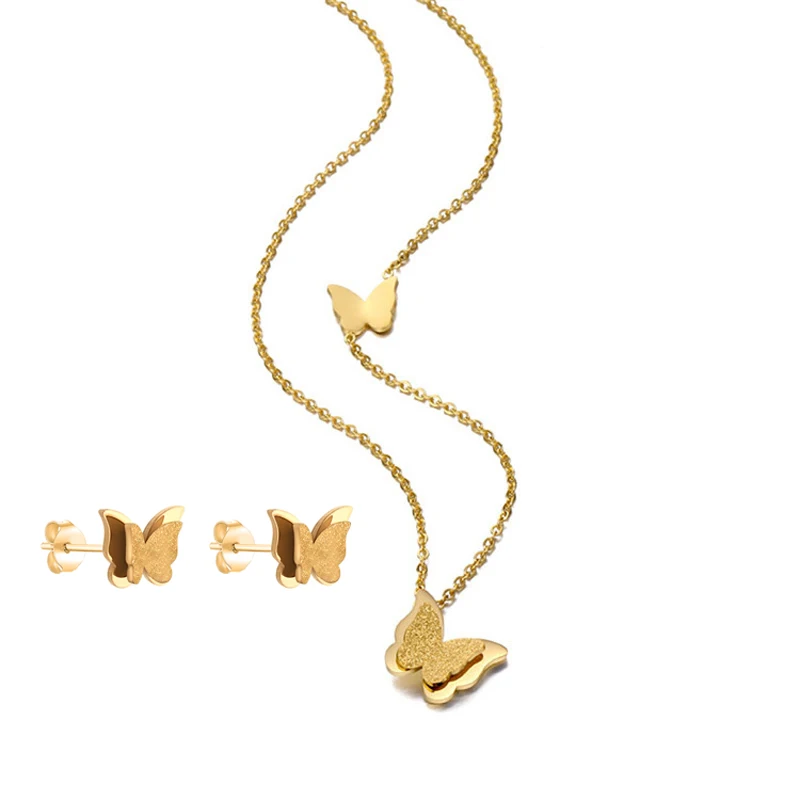 Серьги-подвески из титановой стали