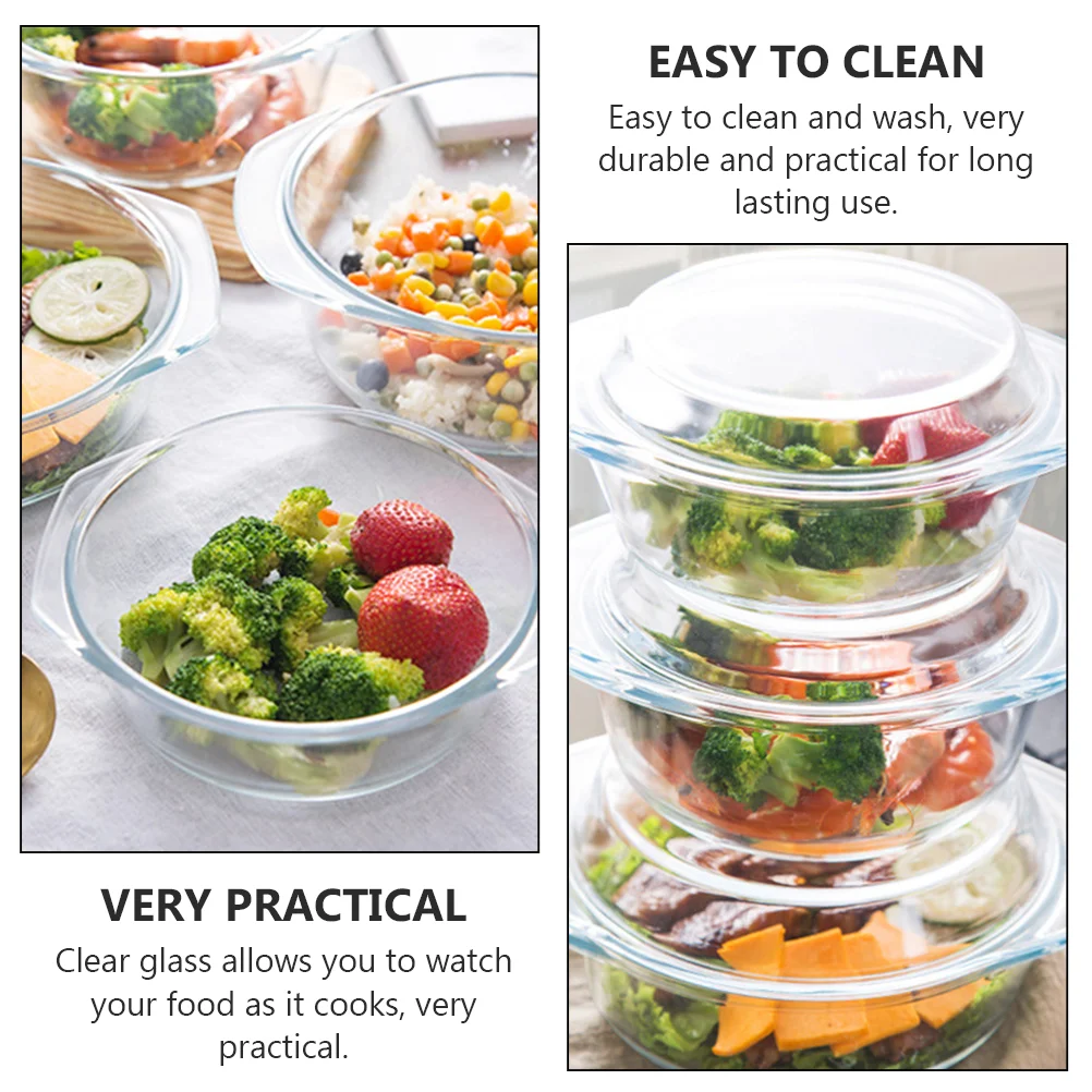 Микроволновая печь чаша из закаленного стекла сковорода для запекания гриль