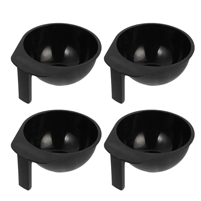 

4PCS Plastic Hair Color Bowl Professional Hair Color Bowl Sturdy Hair Color Bowl