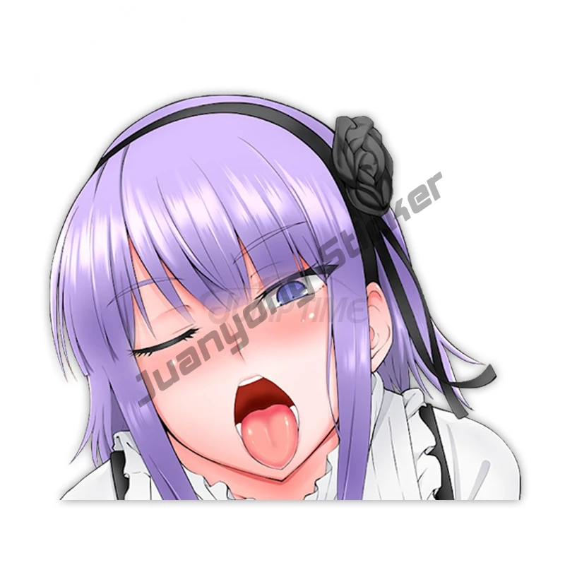 

Waifu Peeker автомобильные наклейки Dagashi Kashi Shidare Hotaru 20 Сексуальная Большая голова аниме девушка грузовик ноутбук скоростная лодка виниловая наклейка KK13x13cm