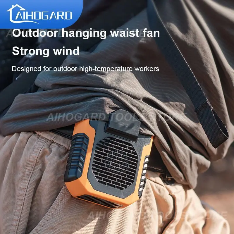 

Hands-free Belt Fans Portable Three Speed Wind Speed Regulation Air Conditioner Neck Hanging Mini Fan Cooling Waist Clip Fan