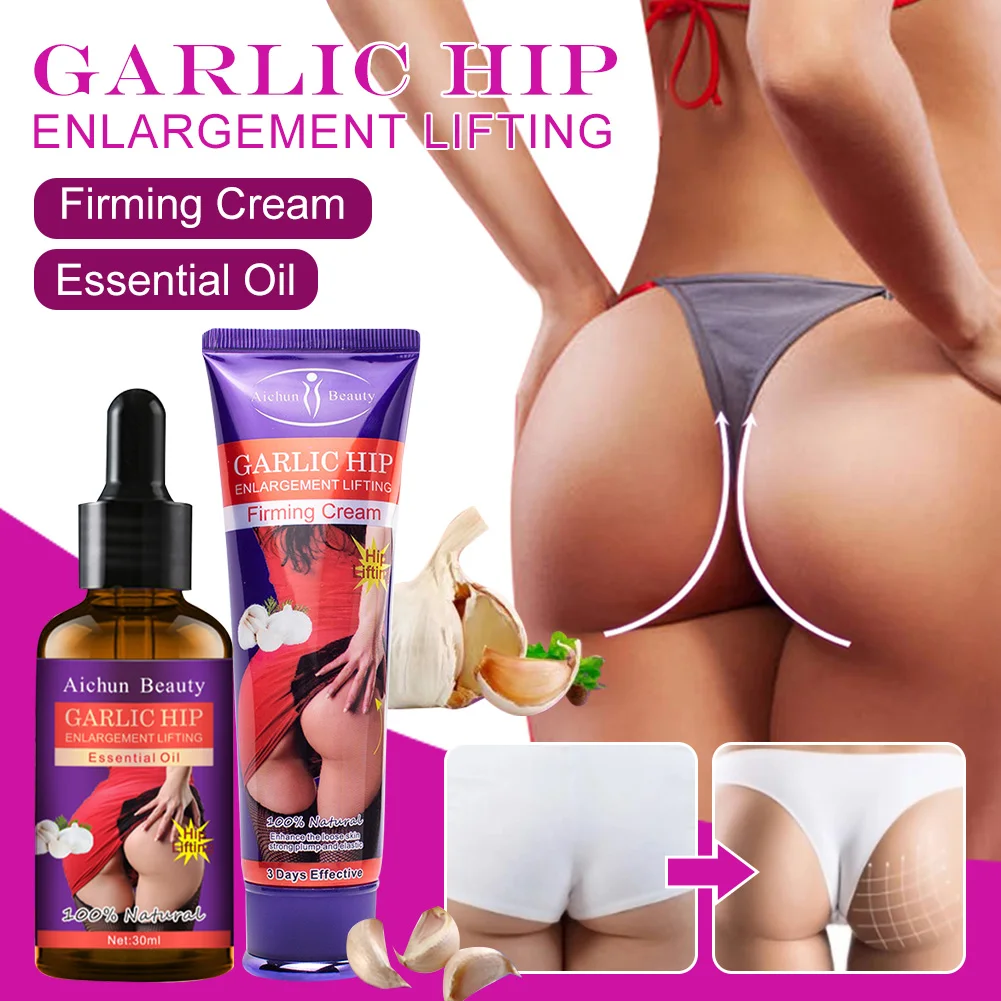 

Garlic Buttocks Enhancement Essential Oil/Cream Hip Lift Up Butt Lifting Massage Cream Buttock Enlargement Essence Body Care