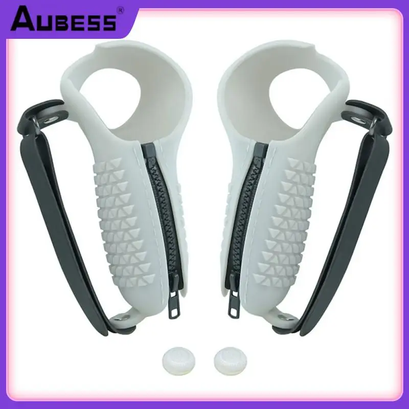 

Black Non-slip Handle Protection Sleeve Anti-fall Handle Accessories Non-toxic And Tasteless Handle Cover Game Handle White