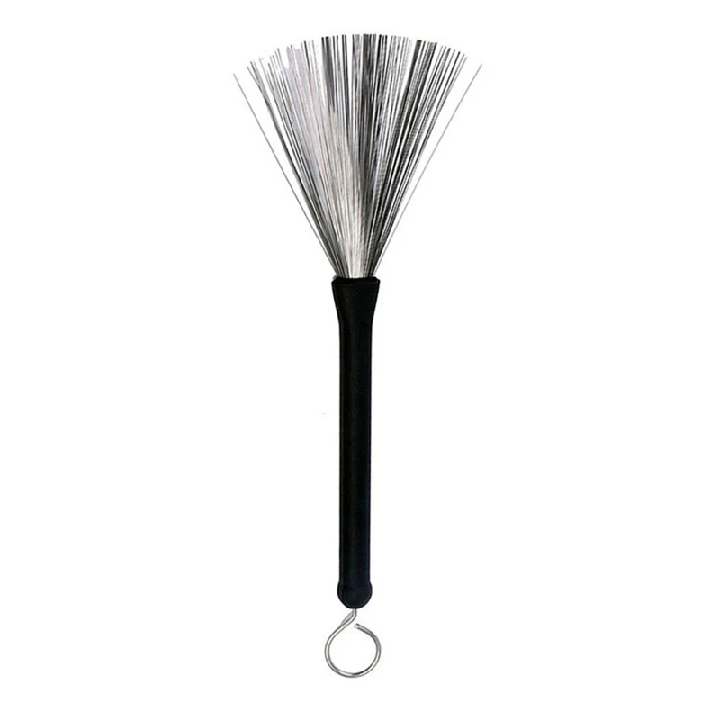 

Retractable Jazz Drum Brushes Stick Steel Wire 32Cm Cleaning Brushes For Jazz Rock Music Lover