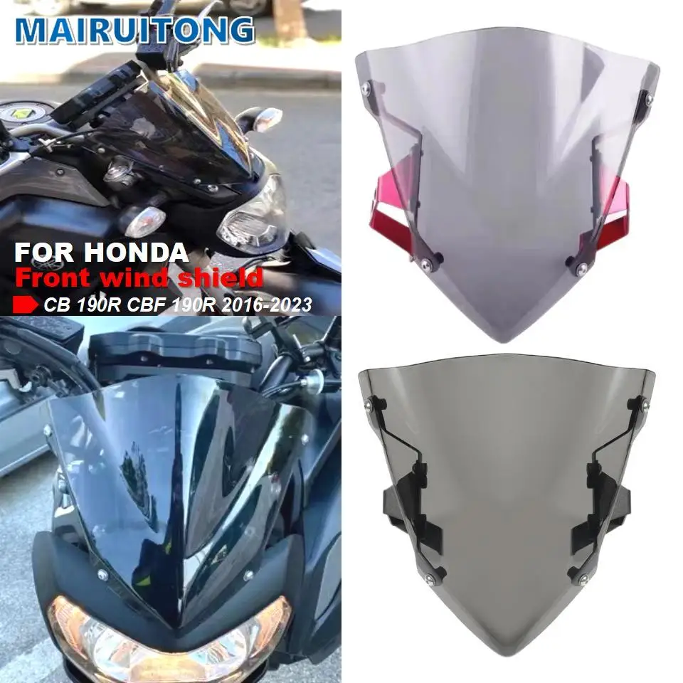 

CB190R CBF190R Front Windshield Spoiler For HONDA CB 190R CBF 190R Storm Front Windshield Air Deflector Motorcycle Accessories