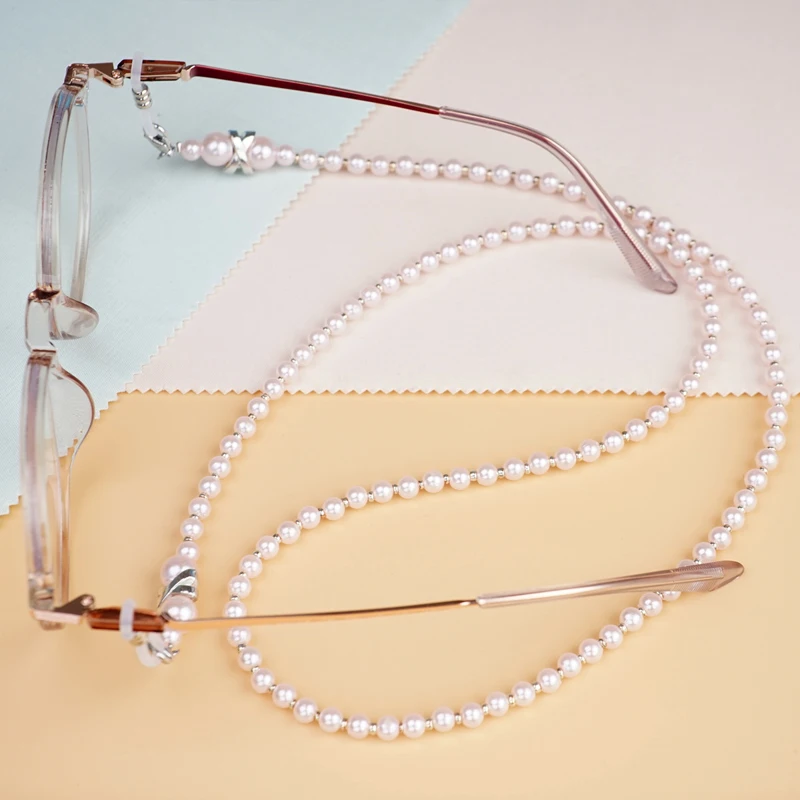 

Fashion Reading Glasses Chain for Women Sunglasses Cords Colorful Imitation pearls Lanyard Rope Eyewear Accessories