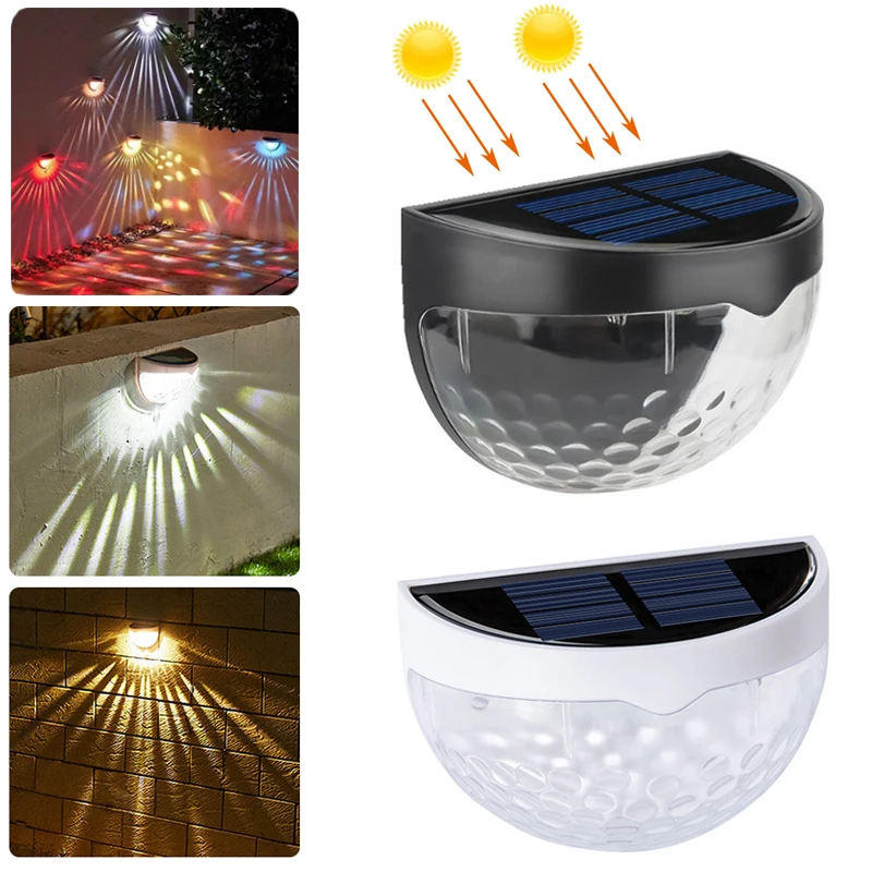 

LED Solar Lamp IP65 Waterproof Wall Light Solar Powered Sensor Auto ON/OFF For Outdoor Pathway Garden Patio Fence Lamp