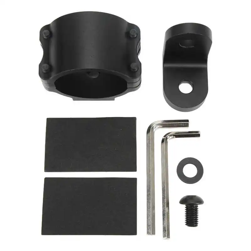 

UTV Whip Mount Adjustable Heavy Duty Rust Proof Black Strong Strength Fit for 1.75in to 2in Roll Bar Motorcycle Parts