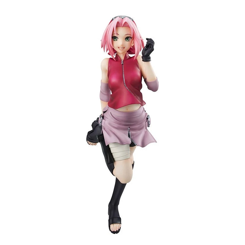 

22CM Anime Naruto Shippuden Haruno Sakura PVC Action Figure Toys Collection Model Doll Figurine