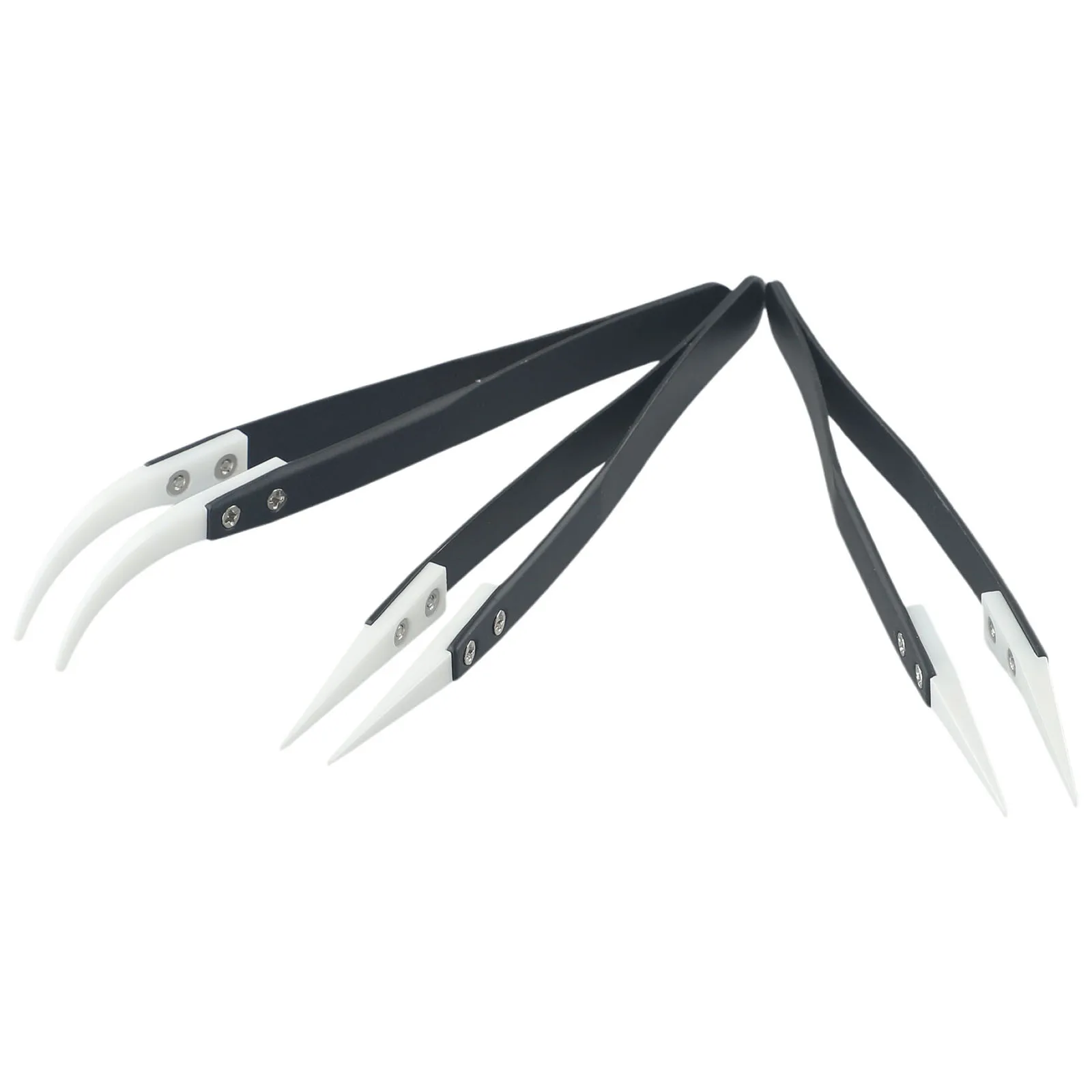 3 шт. непроводящие керамические пинцеты циркониевые прецизионные наконечники