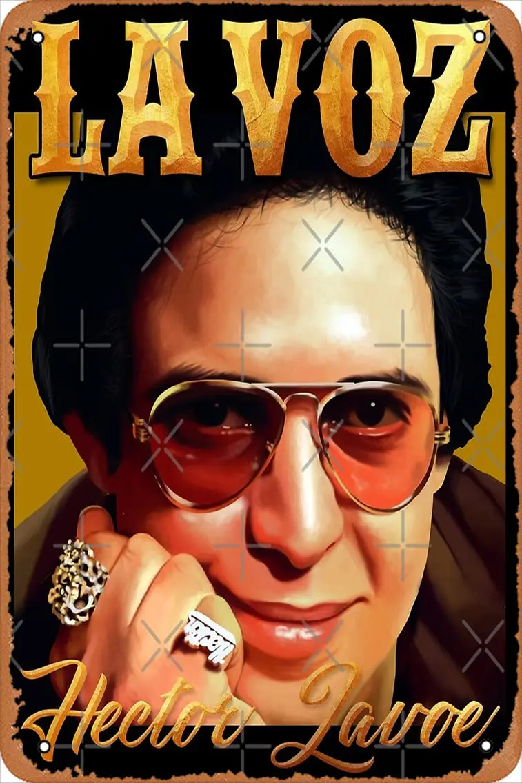 Hector Lavoe El Cantante Пуэрто-Рико постер с голосом ретро металлический жестяной