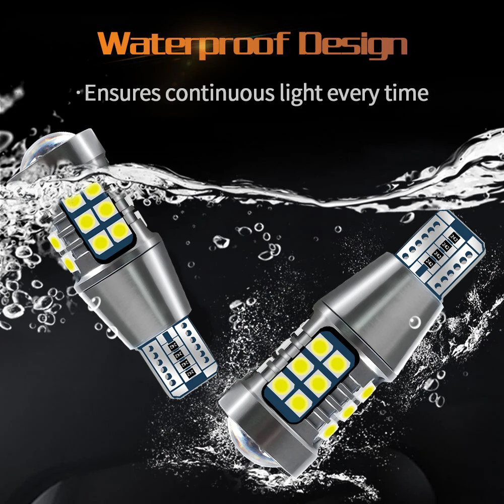 2 шт. для AUDI A3 8P 2004-2012 2011 2010 2009 2008 T15 W16W 922 912 921 906 904 светодиодная лампа заднего хода