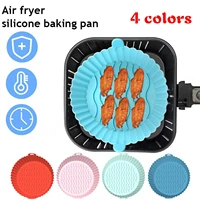 for air fryer baking basket soft tray accessories cooking reusable silicone pot