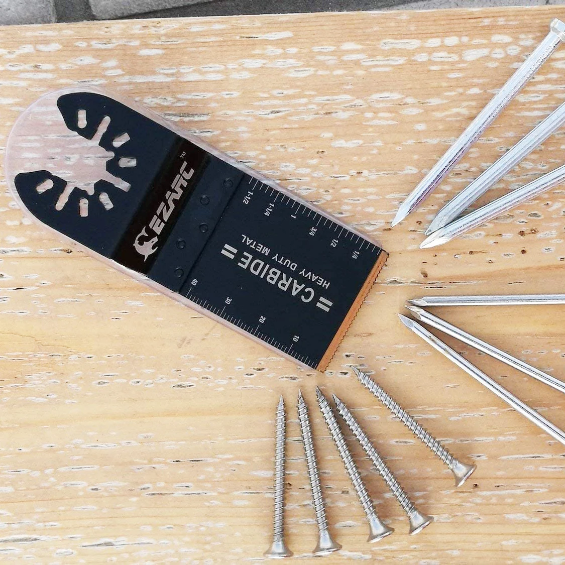 EZARC 3/6/9Pcs Carbide Tooth Blade Oscillating Saw Blades Multitool Tool Accessories for Cutting Metal Steel Nails - купить по